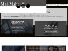 Tablet Screenshot of maemahe.fr
